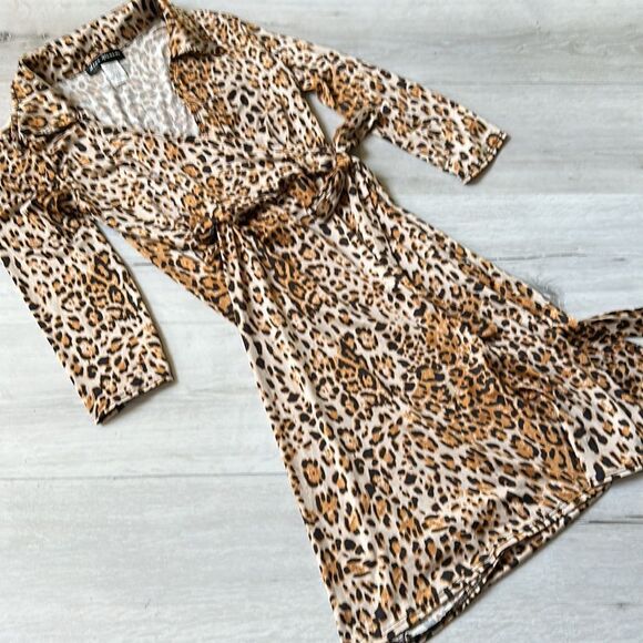 Star Vixen Women's Three-Quarter-Sleeve Faux‎ Wrap Dress S NWT IN PACKAGING - Picture 4 of 6